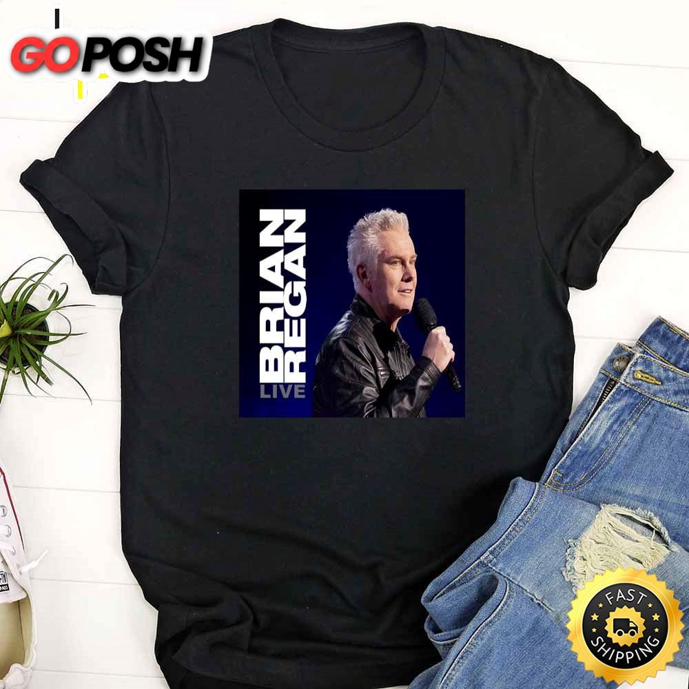 Brian Regan Live Torrington,Ct Tour 2025 Black T-Shirt
