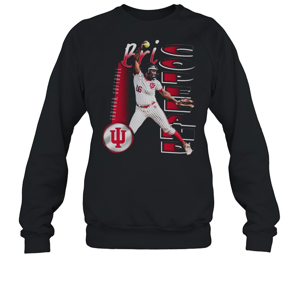 Brianna Copeland Illustrated Indiana Hoosiers Softball NCAA 2025 Graphic T-shirt