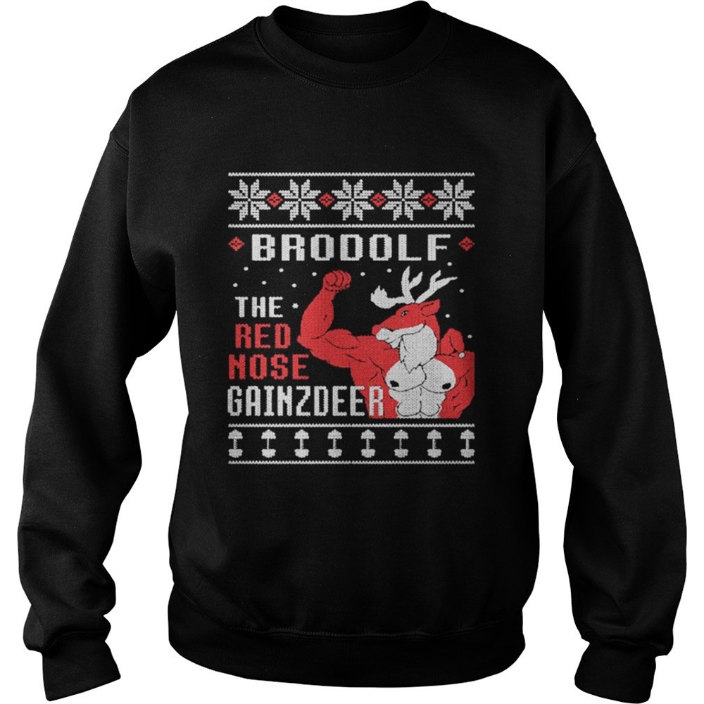brodolf-the-rednose-gainzdeer-ugly-christmas-shirt-colxr9sc Brodolf the rednose gainzdeer ugly Christmas shirt