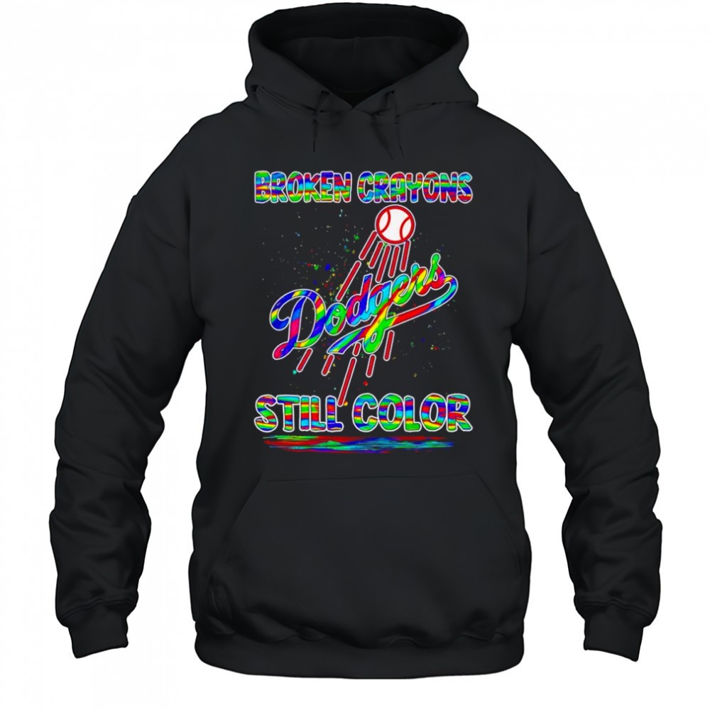 Broken crayons still color Los Angeles Dodgers shirt