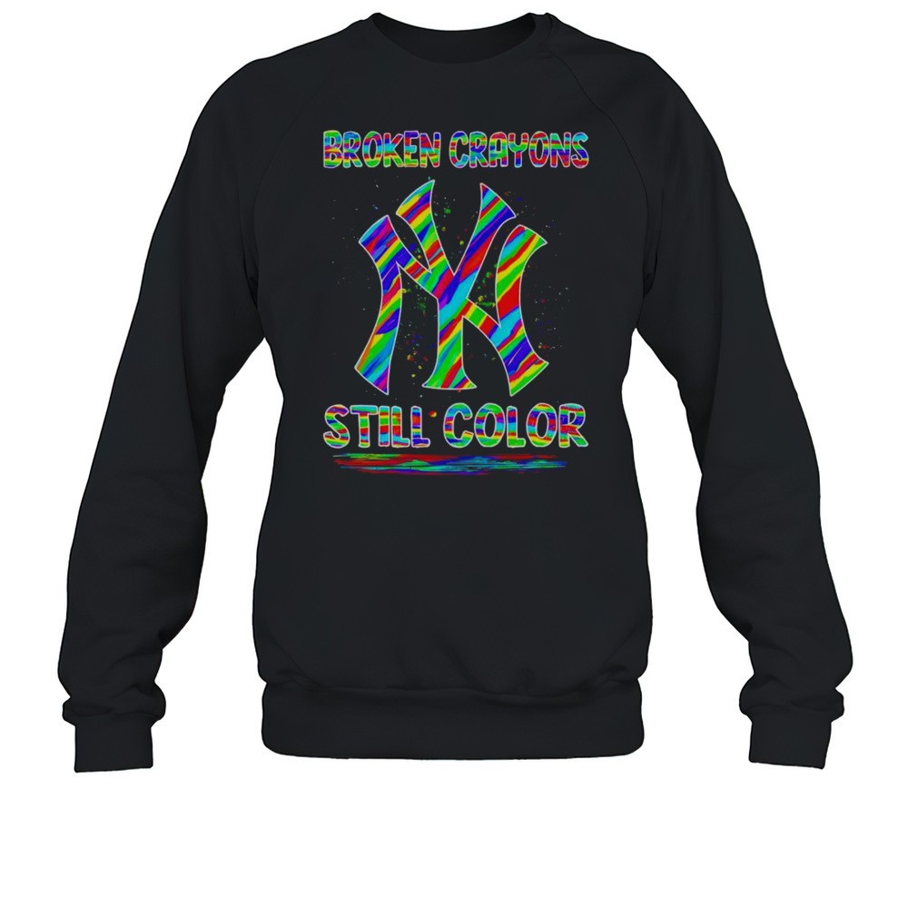 Broken Crayons Still Color New York Yankees Baseball Logo Shirt