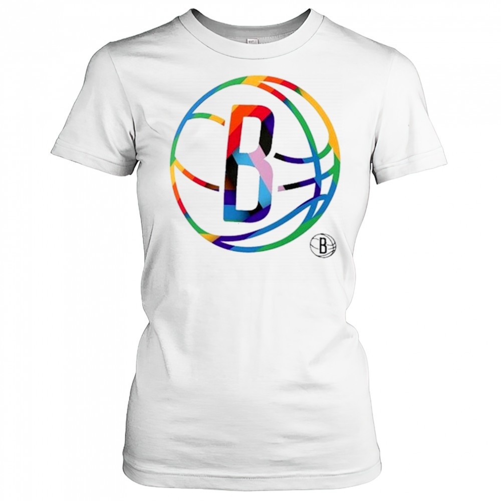 brooklyn-nets-team-logo-pride-t-shirt-6nlhx2yh Brooklyn Nets Team Logo Pride T-Shirt