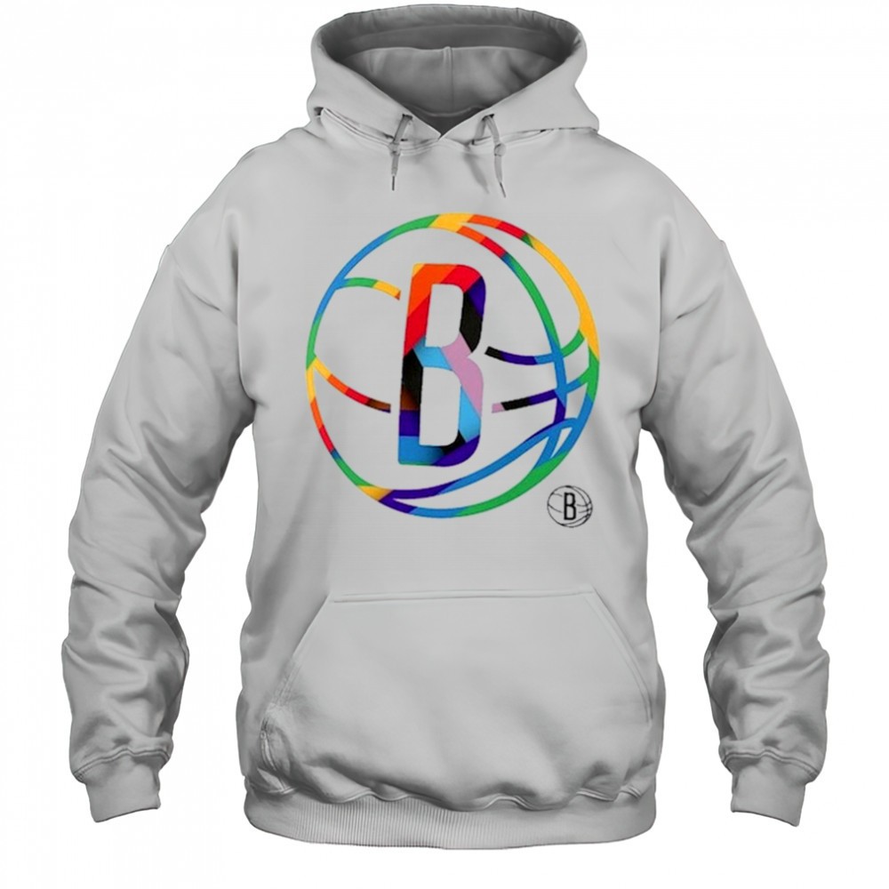 Brooklyn Nets Team Logo Pride T-Shirt