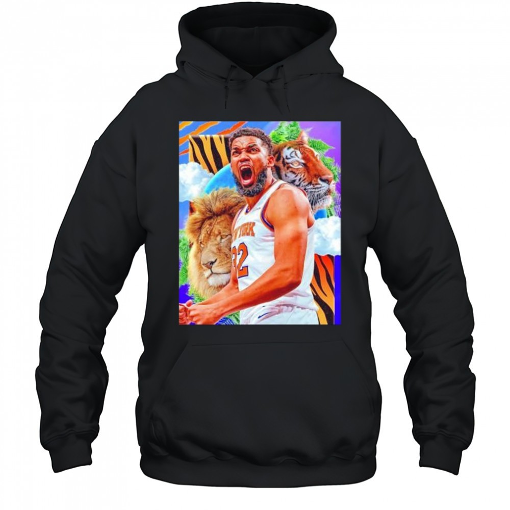 Brought a KAT to the concrete jungle Karl-Anthony Towns New York Knicks shirt
