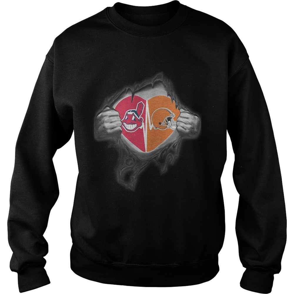 Browns Indians Its in my heart inside me shirt