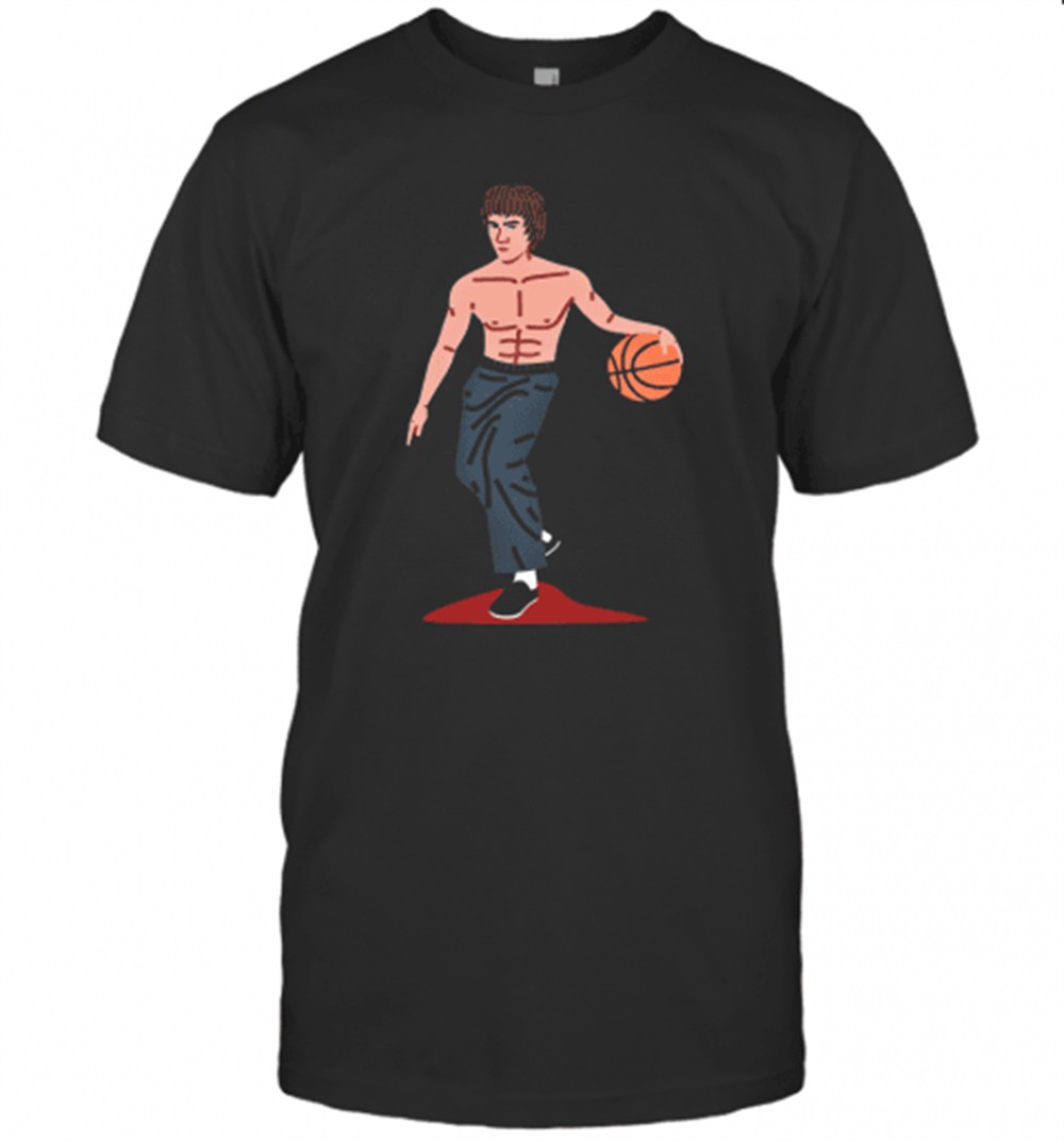 Bruce Lee Playing Basketball T-Shirt