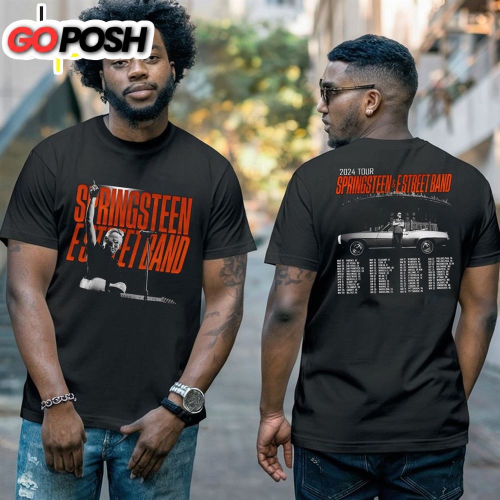 Bruce Springsteen And E Street 2024 Tour Shirt