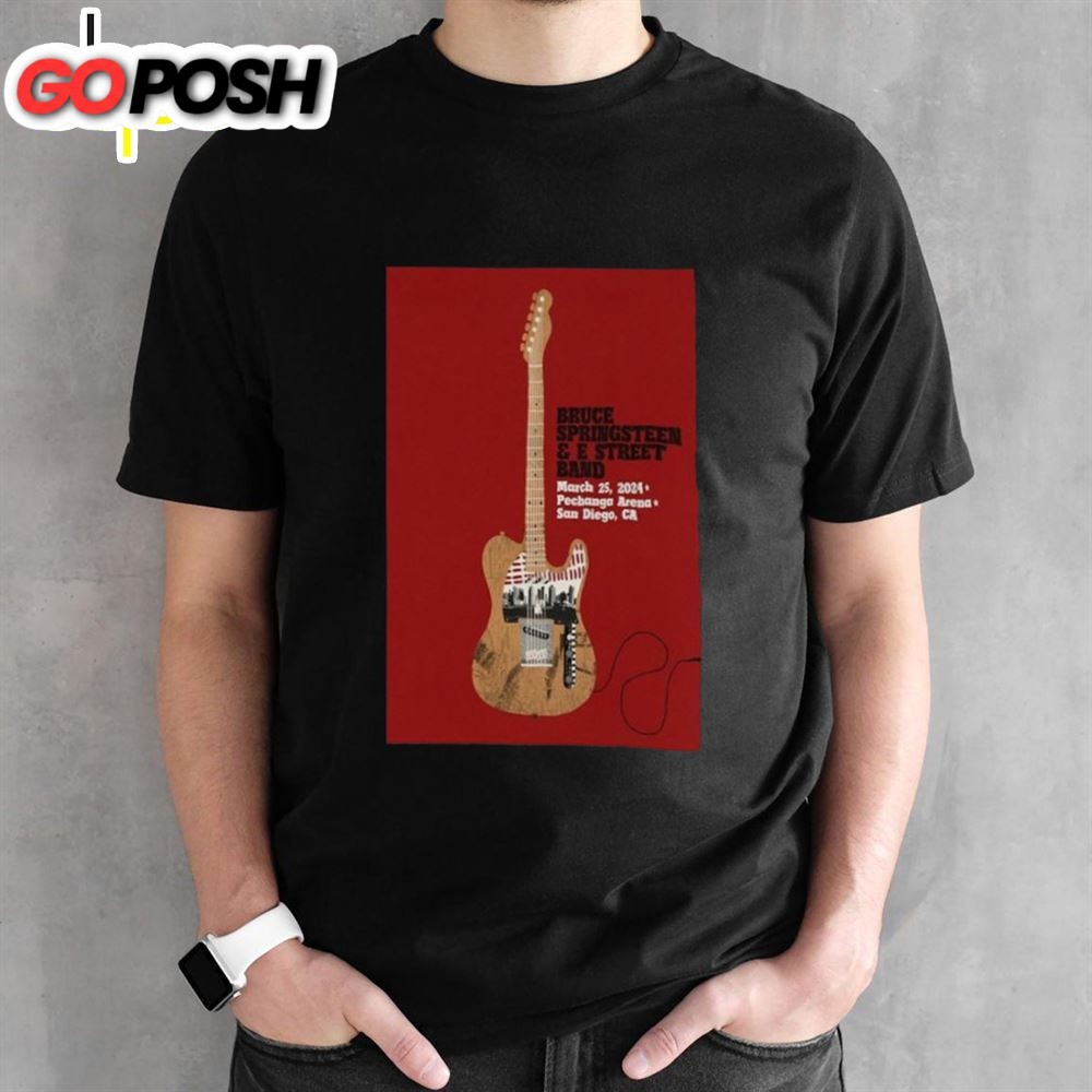 Bruce Springsteen And E Street Band March 25 2025 Pechanga Arena San Diego Ca T-shirt