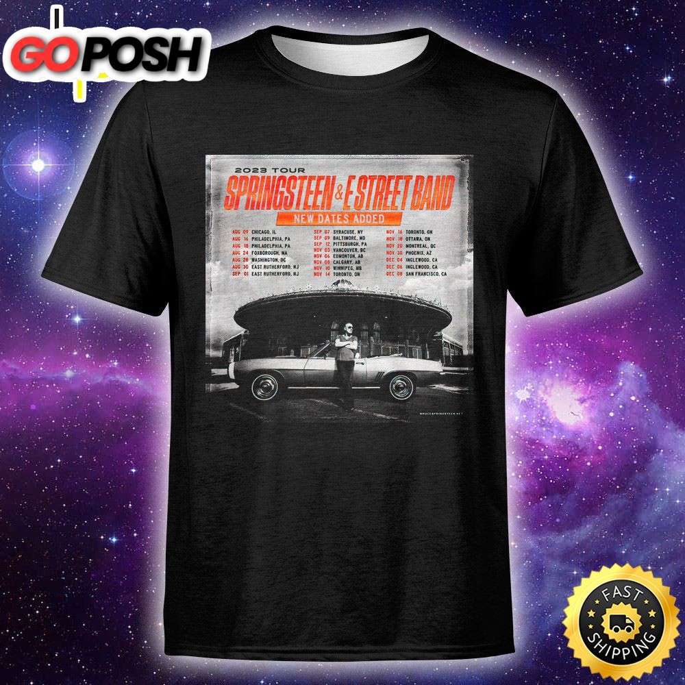 Bruce Springsteen And The E Street Band Add North American Shows In 18 Cities To Their 2025 International Tour Unisex Shirt