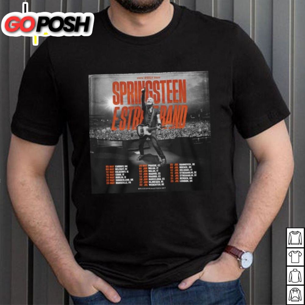 Bruce Springsteen and The E Street Band World Tour 2025 Shirt