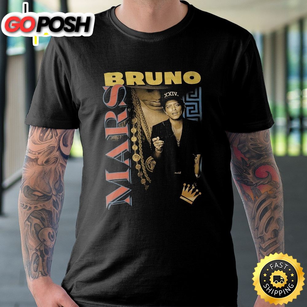 Bruno Mars 24K Magic World Tour 2025 Merch Unisex T-Shirt