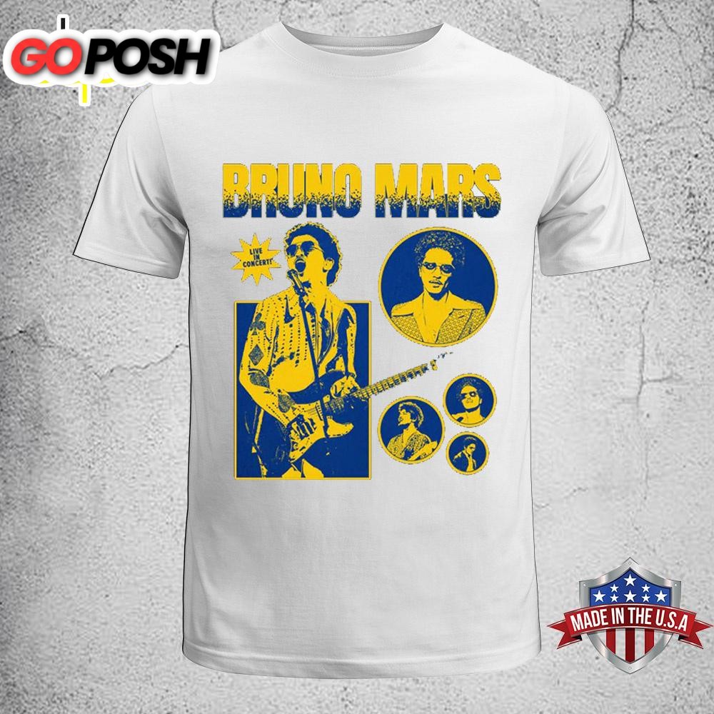 Bruno Mars Live In Concert 2025 Unisex T-Shirt