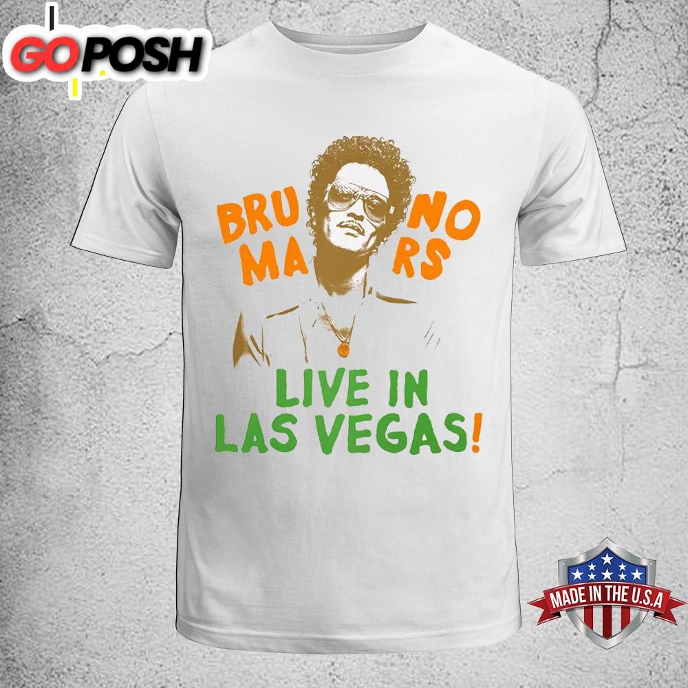 Bruno Mars Live In Las Vegas 2025 Unisex T-Shirt