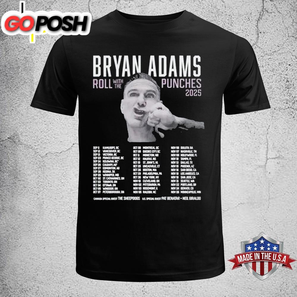 Bryan Adams Tour 2025 Unisex T-Shirt