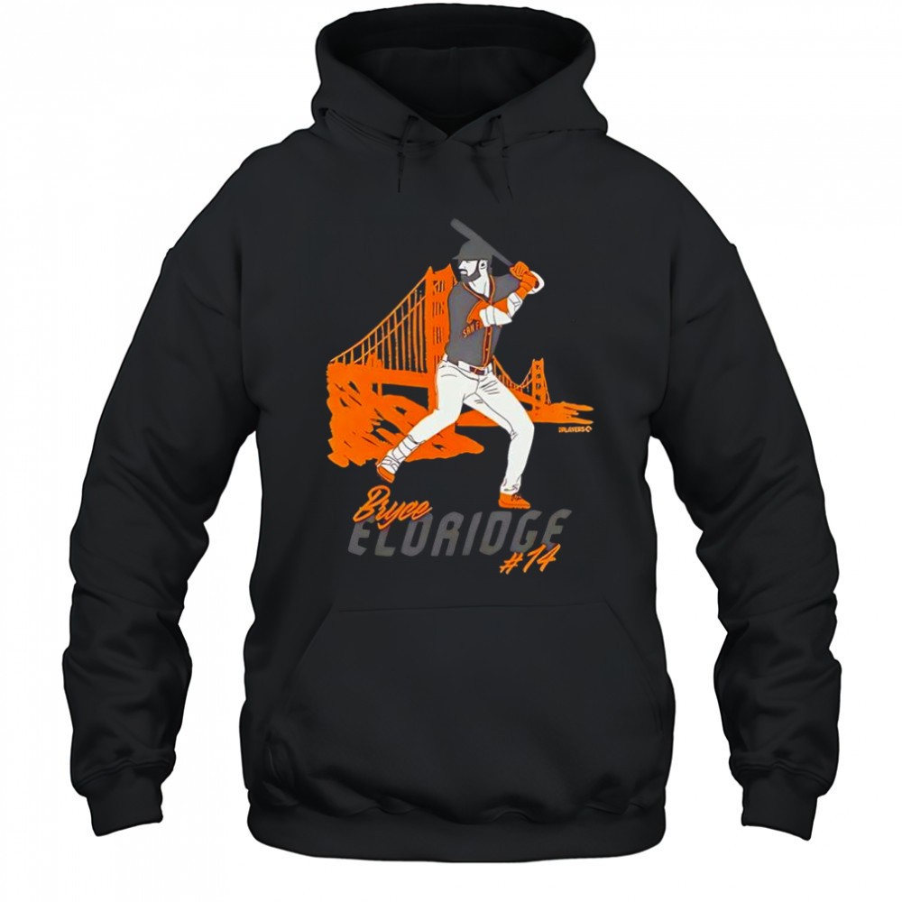 Bryce Eldridge number 14 signature San Francisco Giants Baseball shirt