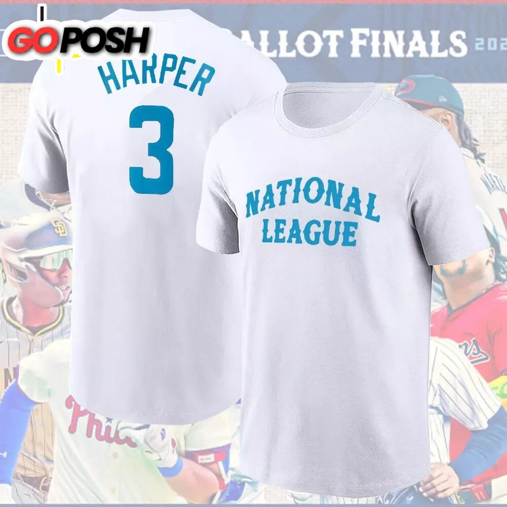Bryce Harper National League 2025 All-Star Game T-Shirt
