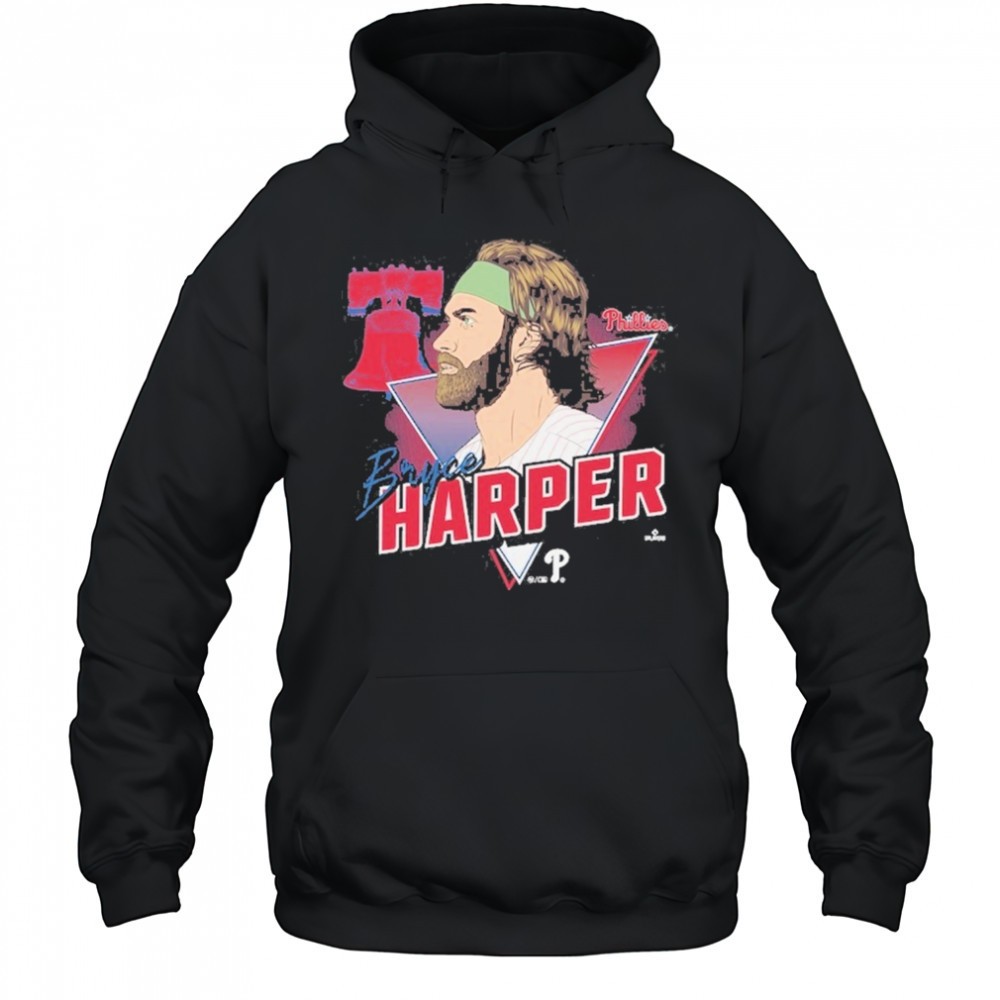 Bryce Harper Philadelphia Phillies 47 Player Caricature Franklin T-Shirt