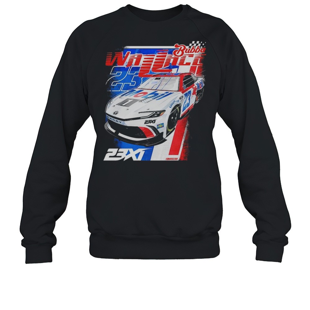 Bubba Wallace 23XI Racing Black Mobil 1 Car Shirt