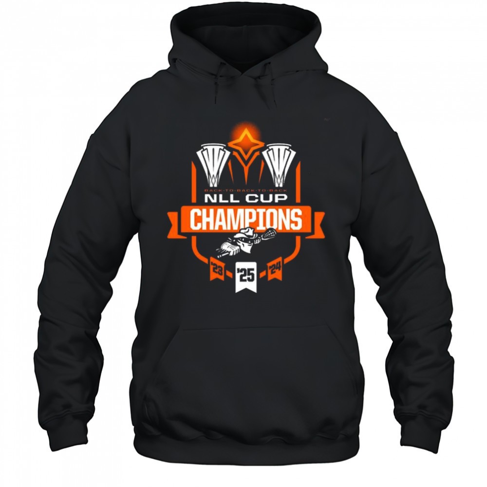 Buffalo Bandits Lacrosse NLL Cup Champions Back-To-Back-To-Back 2023 – 2025 t-shirt