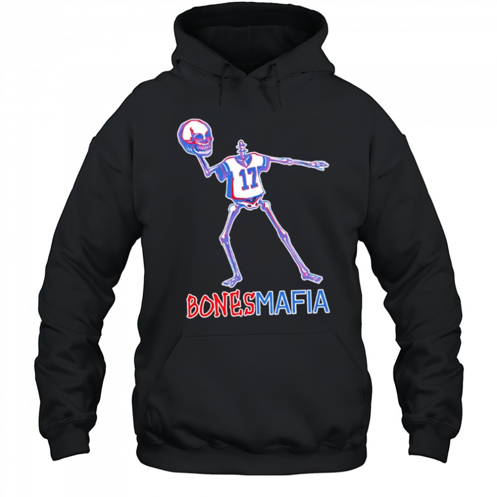 Buffalo Bills Bones Mafia skeleton halloween shirt