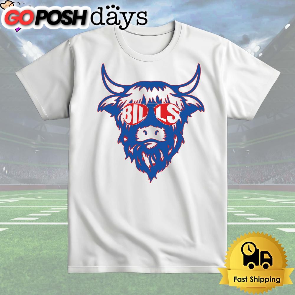 Buffalo Bills Football Mascot Wearing Glasses T Shirt