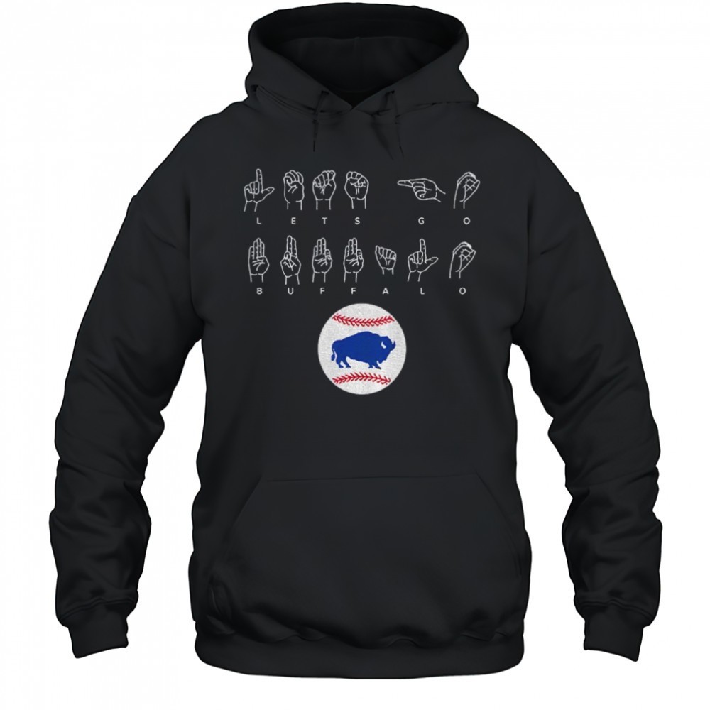 Buffalo Bills Football NFL bisons lets go Buffalo asl language shirt