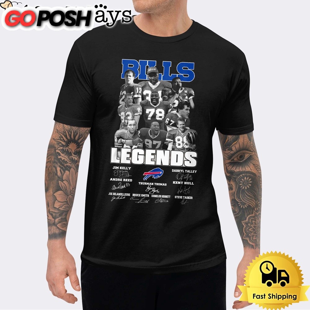 Buffalo Bills Legendary History Signature Unisex T-Shirt