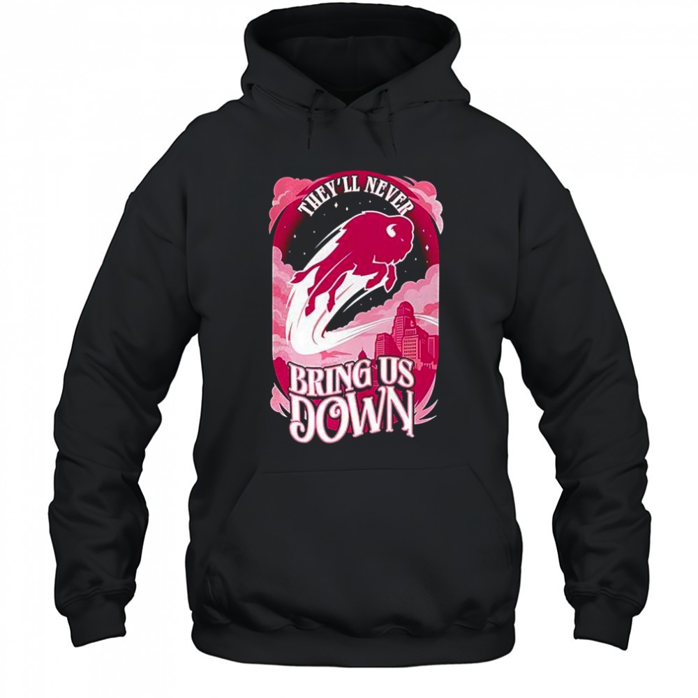 Buffalo Bills Never bring us down Pink shirt