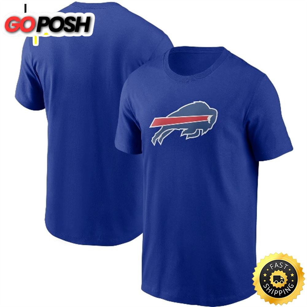 Buffalo Bills Primary Logo Royal T-shirt