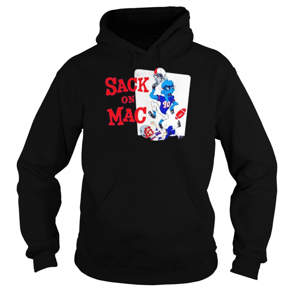 Buffalo Bills sack on mac shirt