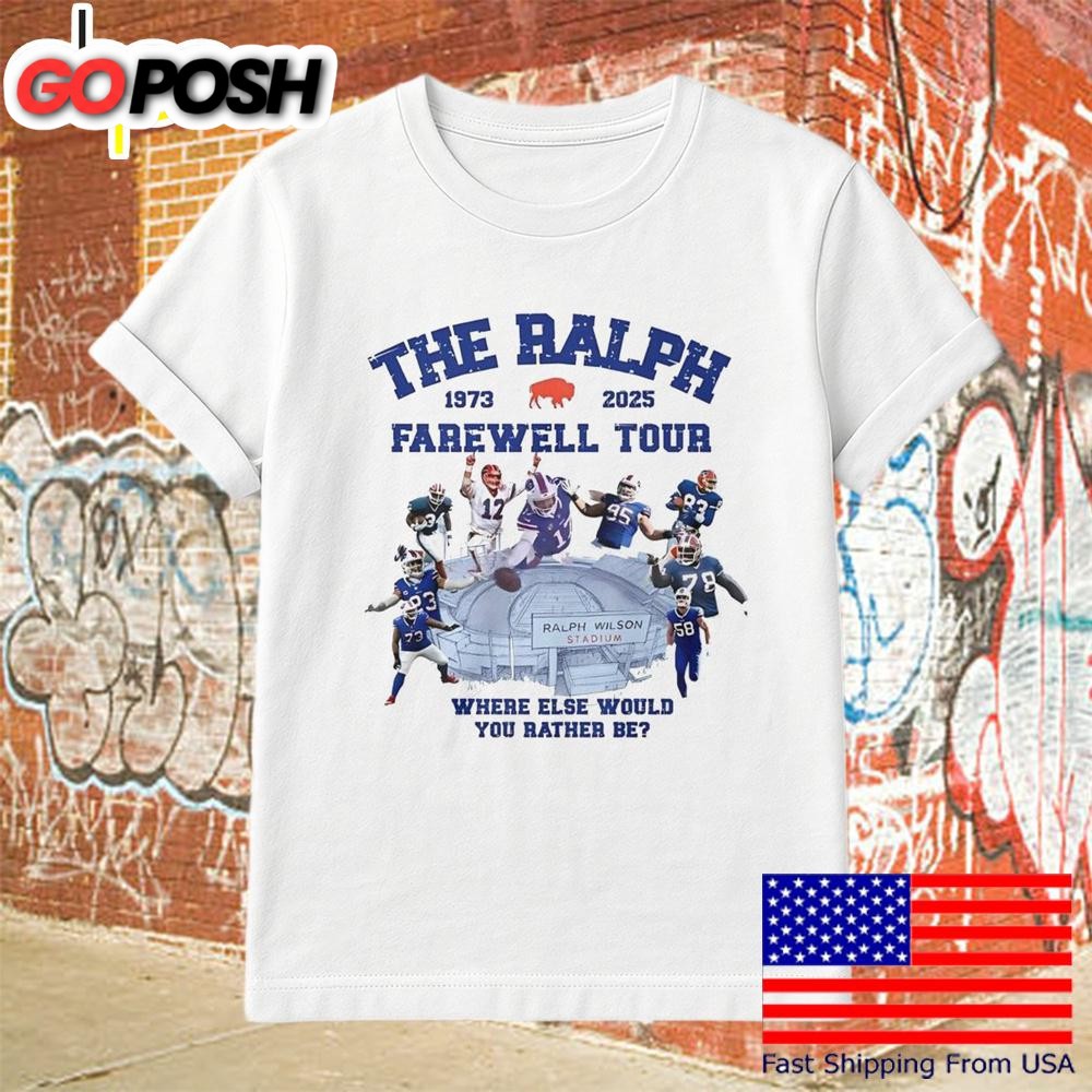 Buffalo Bills The Ralph Farewell Tour 2025 T-Shirt