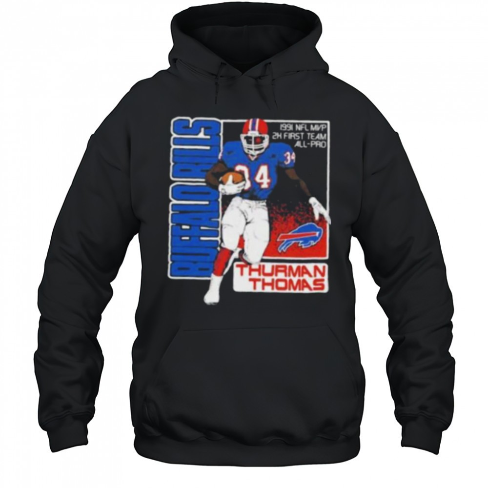 Buffalo Bills Thurman Thomas 1991 NFL MVP 2x first team All Pro Shirt