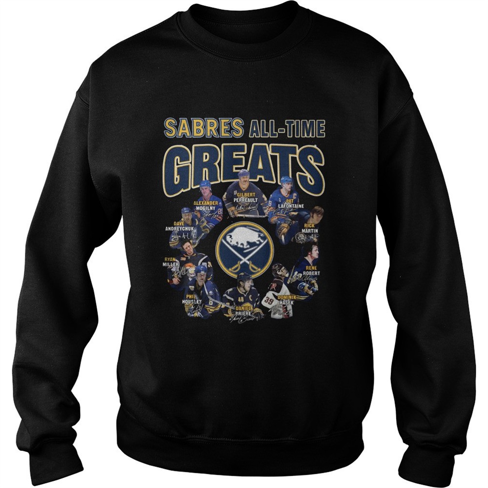 Buffalo Sabres Alltime Greats Players Signatures shirt