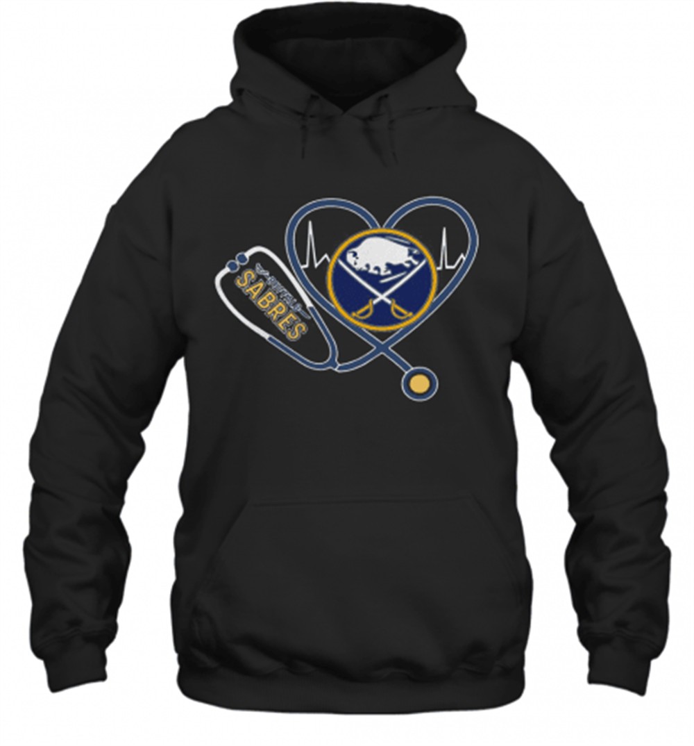 Buffalo Sabres Nurse Heart T-Shirt