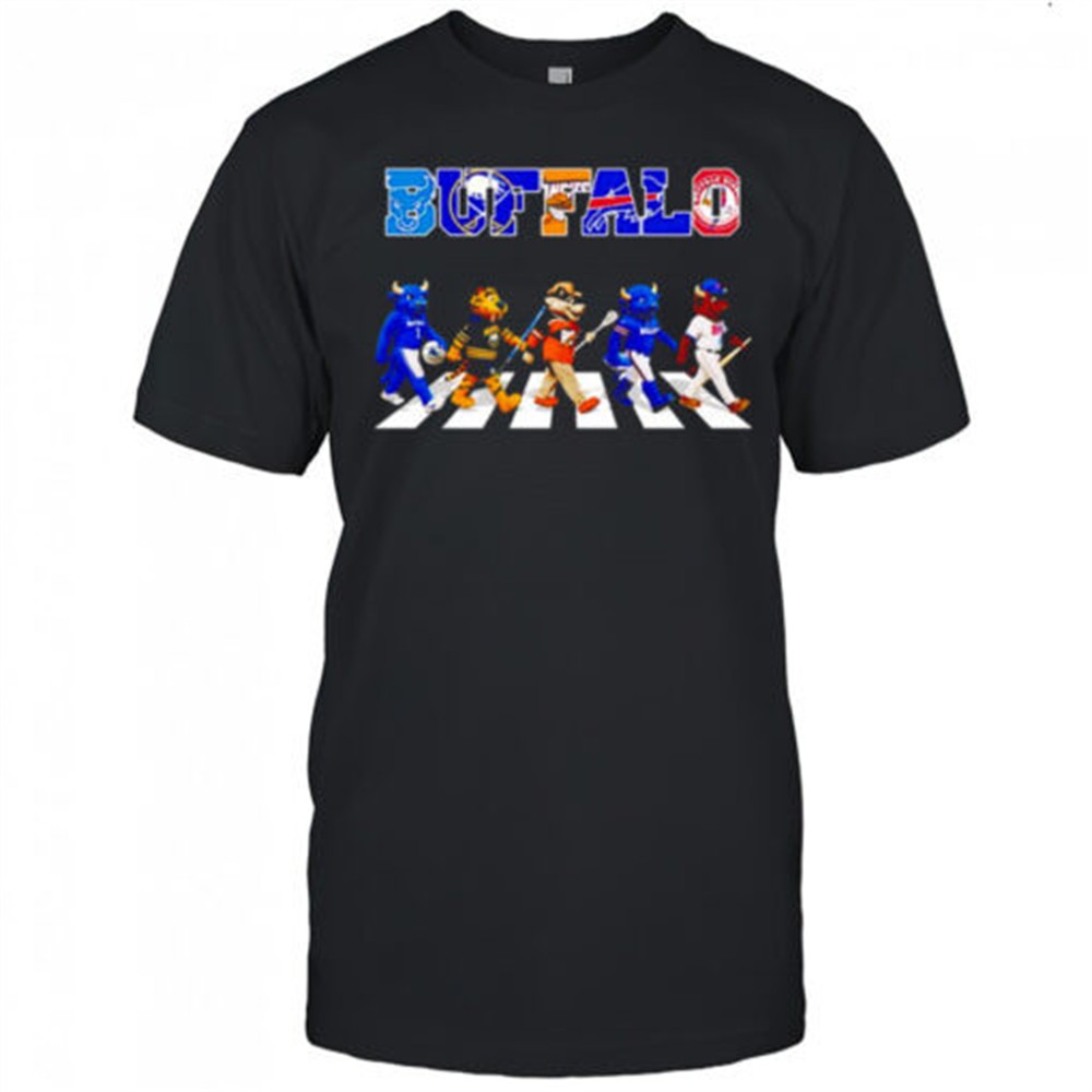buffalo-sports-abbey-road-mascot-shirt-t925vk7w Buffalo sports Abbey Road mascot shirt