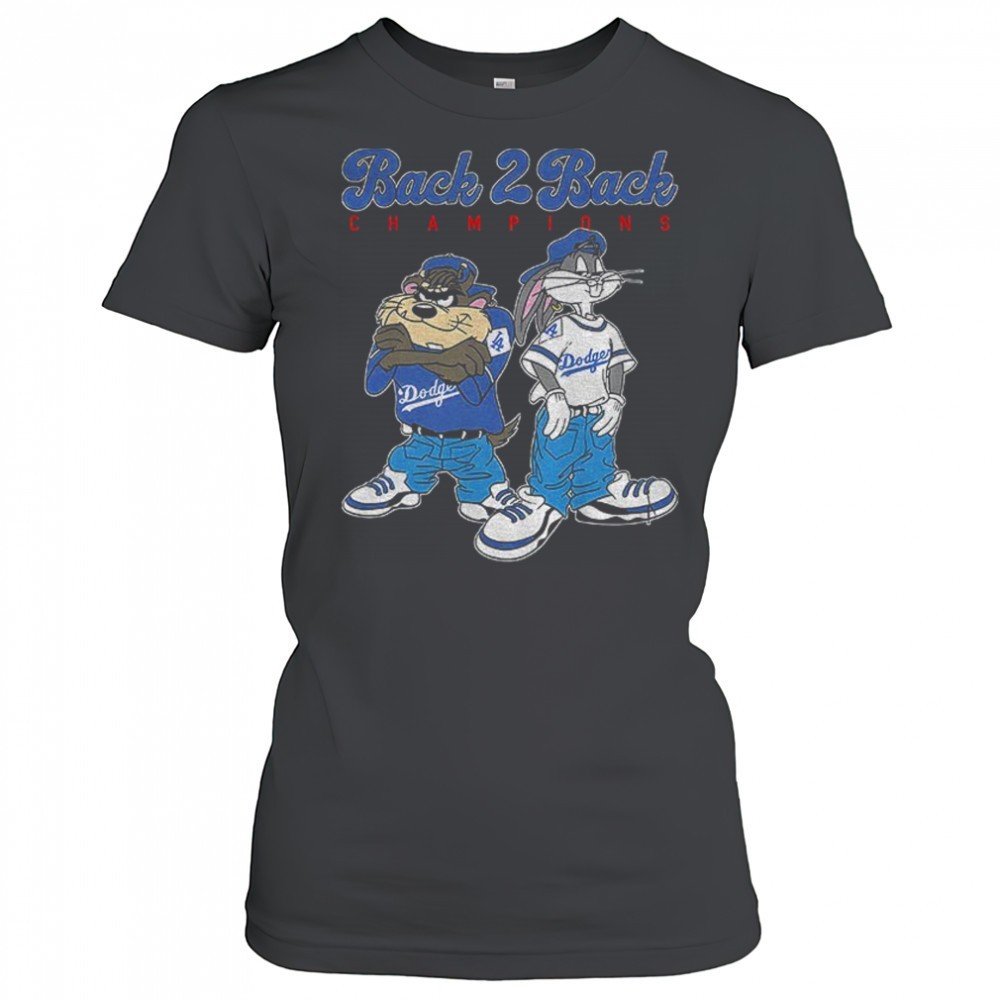bugs-bunny-looney-tunes-dodgers-baseball-back-2-back-champions-shirt-dej8bko7 Bugs Bunny Looney Tunes Dodgers baseball back 2 back champions shirt