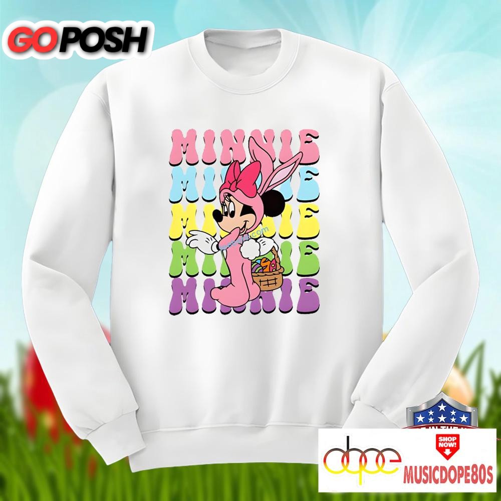 bunny-minnie-mouse-with-easter-eggs-shirt-idea-mttqwmgt Bunny Minnie Mouse With Easter Eggs Shirt Idea