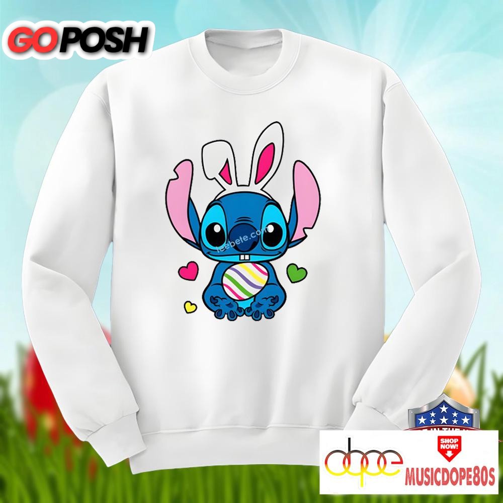 bunny-stitch-and-easter-egg-shirt-classic-q6lnsx7l Bunny Stitch And Easter Egg Shirt Classic