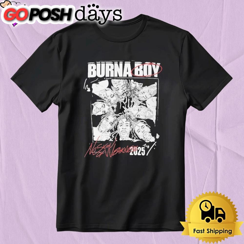 Burna Boy Many Faces 2025 T-Shirt