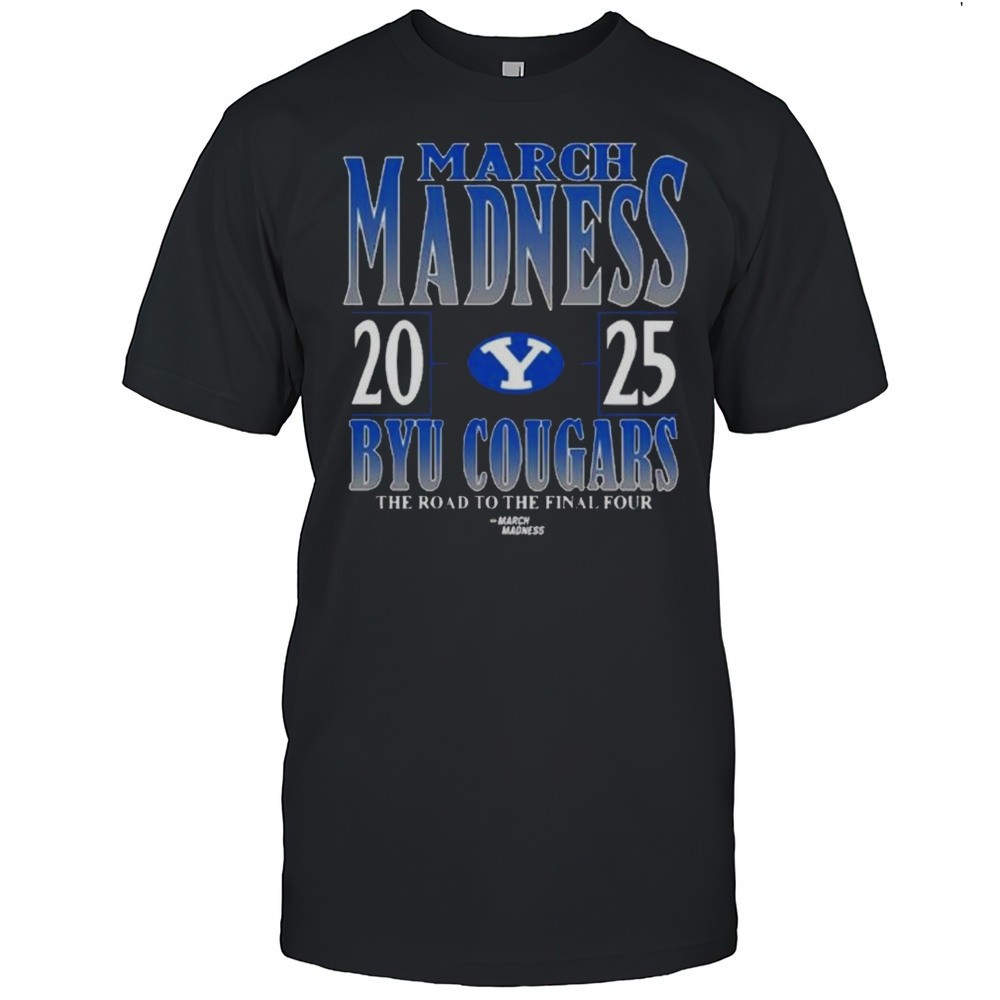 byu-cougars-2025-ncaa-di-mens-tournament-march-madness-the-road-to-the-final-fou-vrbob8g5 Byu Cougars 2025 Ncaa Di Mens Tournament March Madness The Road To The Final Four Shirt