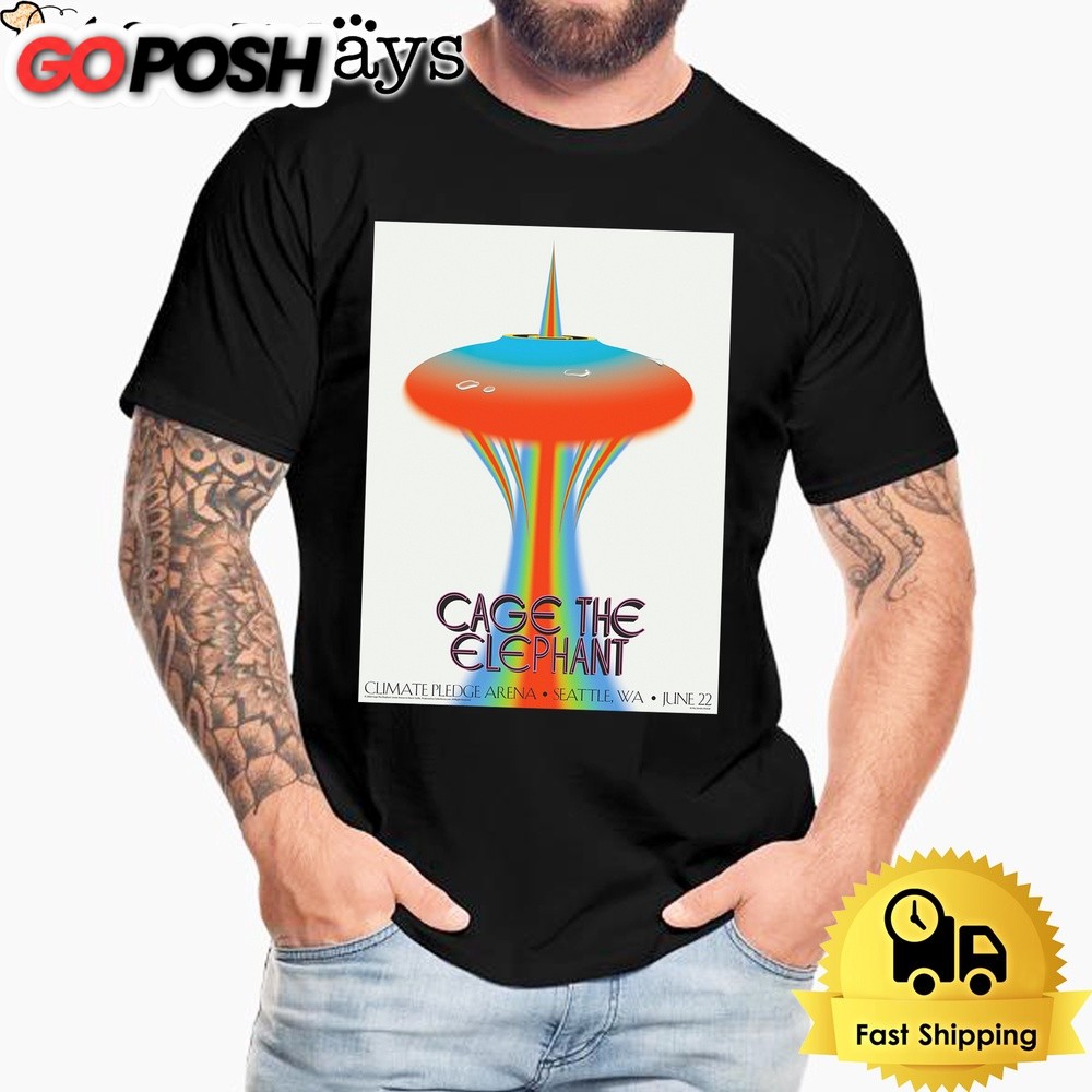 Cage The Elephant Tour In Seattle WA Unisex T-Shirt
