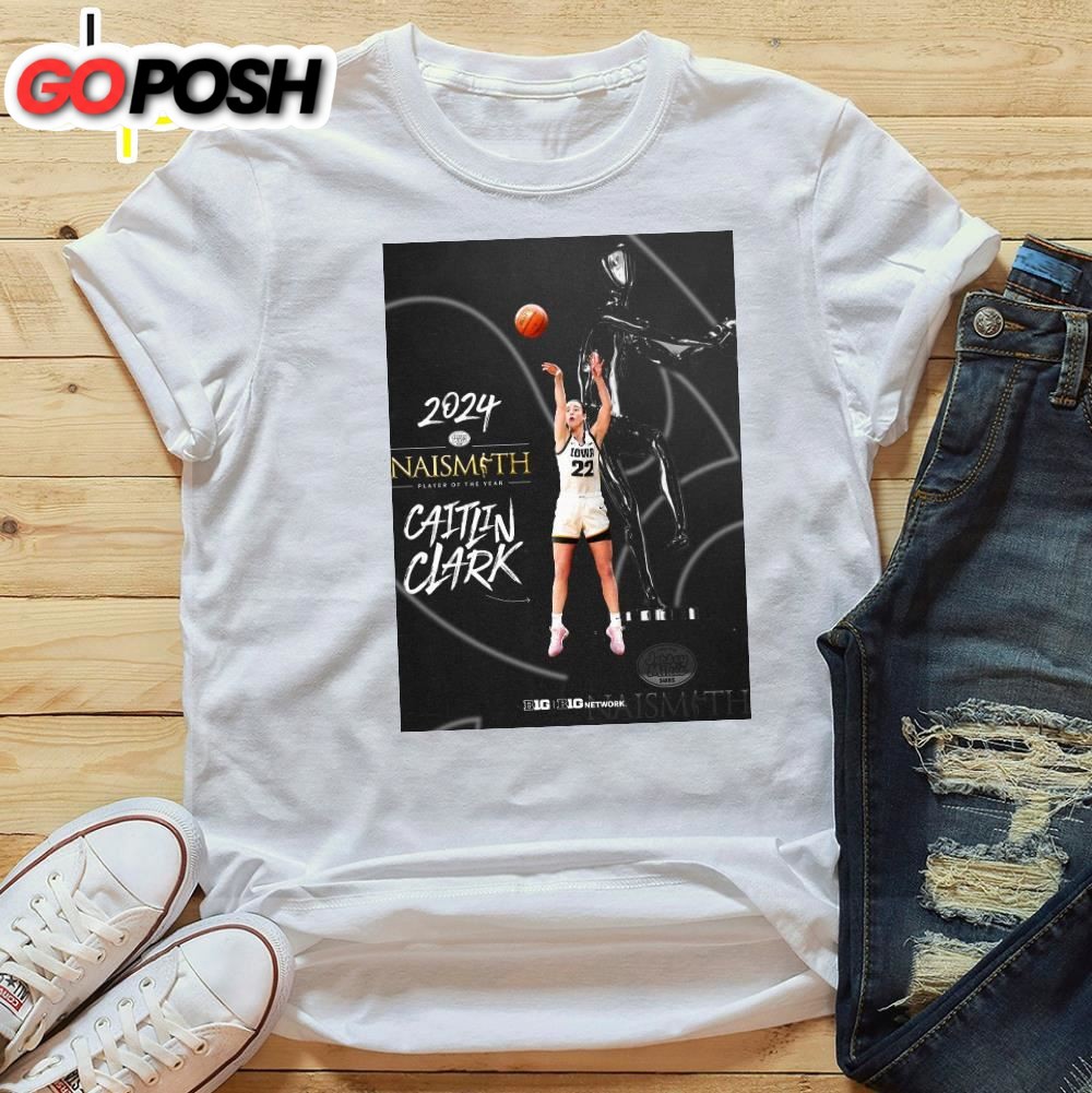 Caitlin Clark 22 Iowa Hawkeyes Wade Trophy Winner T-shirt