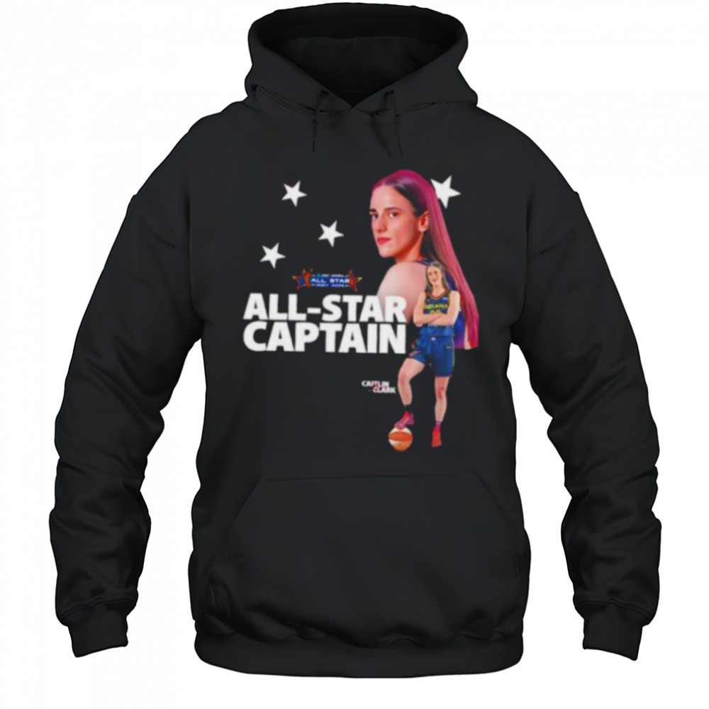 Caitlin Clark WNBA All Star 2025 Captain and two time All Star shirt