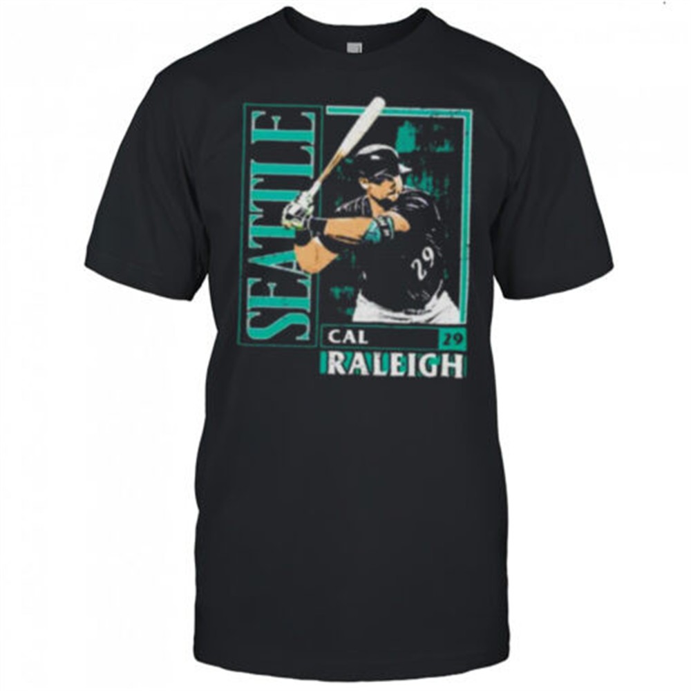 cal-raleigh-card-style-seattle-mariners-shirt-knc713ur Cal Raleigh card style Seattle Mariners Shirt