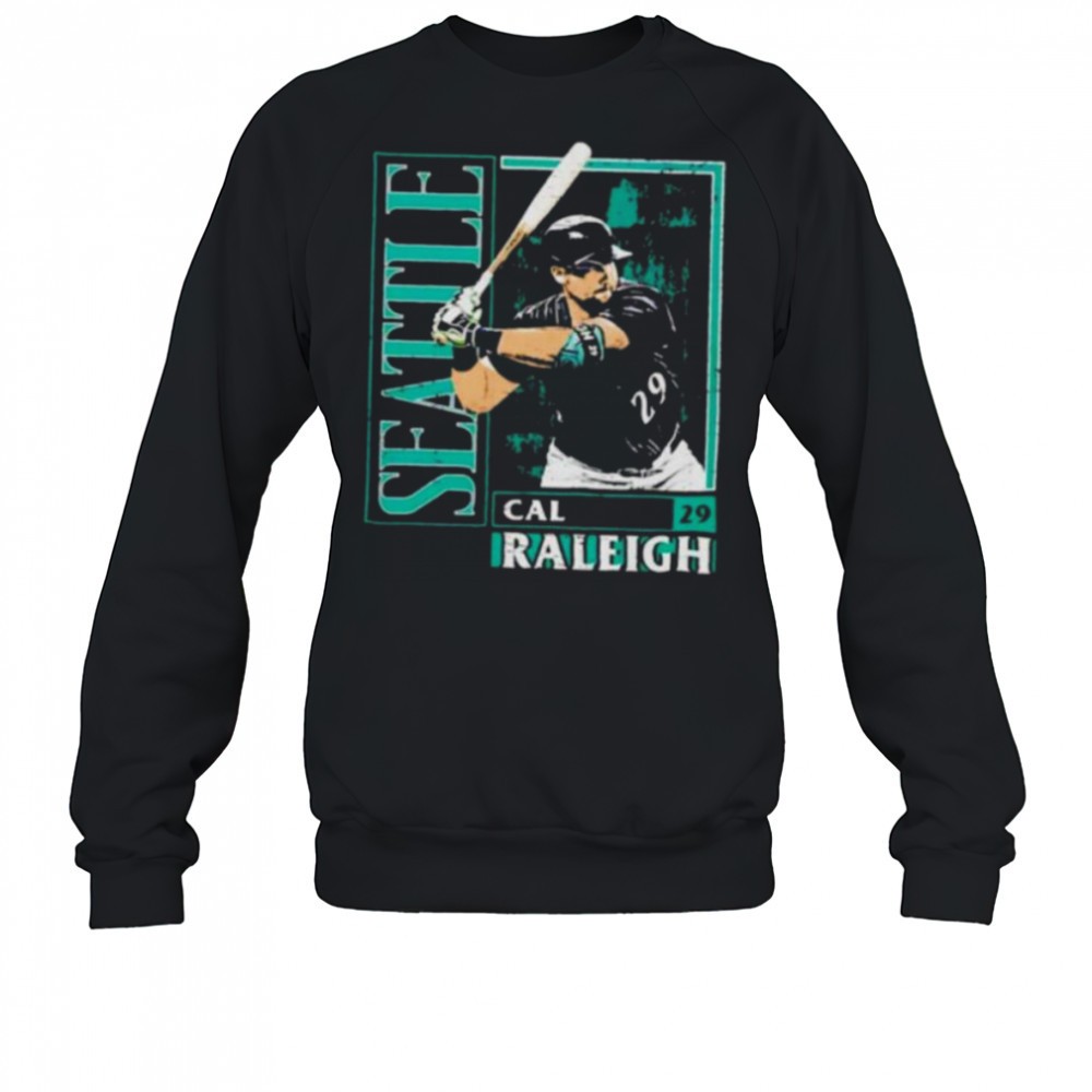 cal-raleigh-card-style-seattle-mariners-shirt-knc713ur Cal Raleigh card style Seattle Mariners Shirt