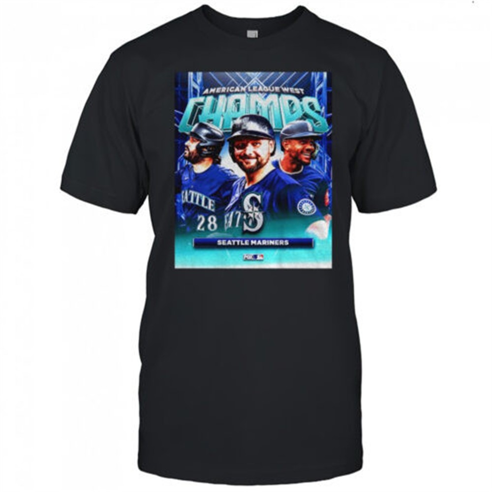 cal-raleigh-eugenio-suarez-seattle-mariners-mlb-baseball-american-league-west-20-4gczqwir Cal Raleigh Eugenio Suárez Seattle Mariners MLB Baseball American League West 2025 poster shirt