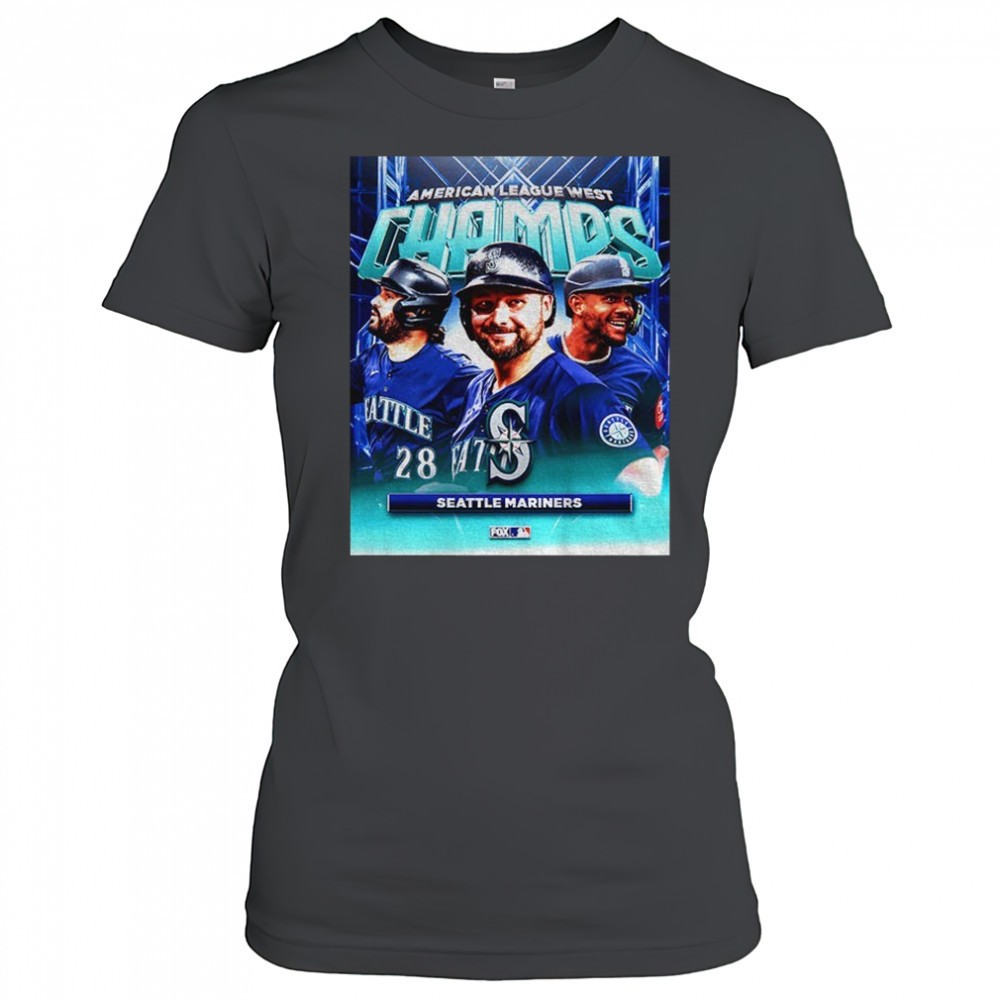 cal-raleigh-eugenio-suarez-seattle-mariners-mlb-baseball-american-league-west-20-4gczqwir Cal Raleigh Eugenio Suárez Seattle Mariners MLB Baseball American League West 2025 poster shirt