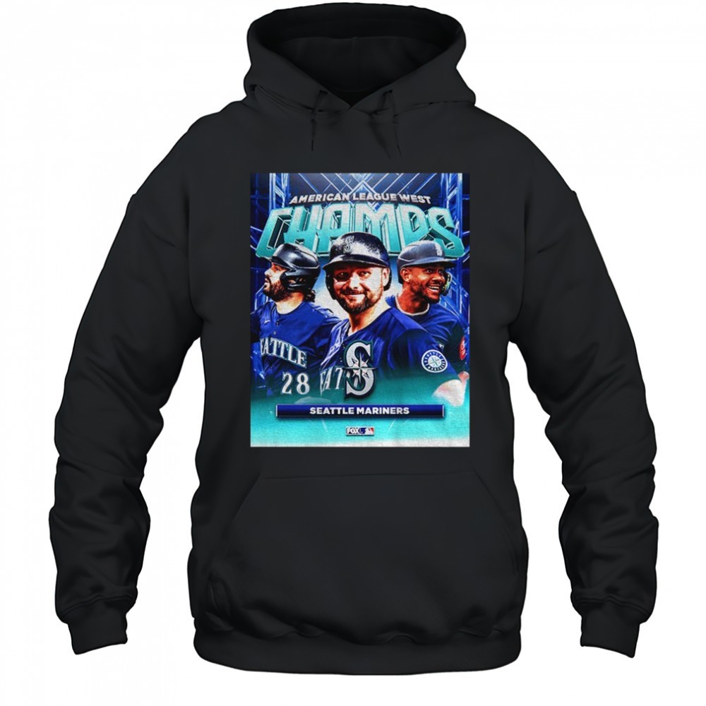 Cal Raleigh Eugenio Suárez Seattle Mariners MLB Baseball American League West 2025 poster shirt