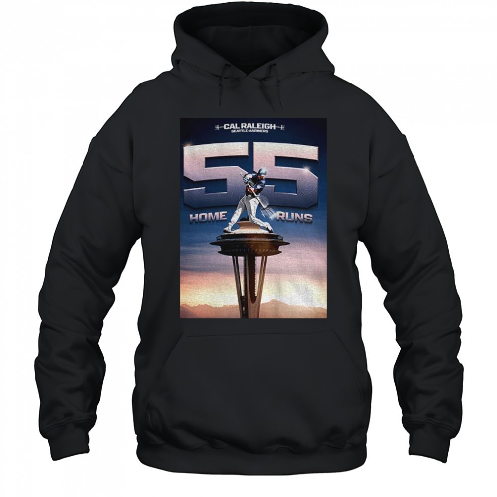 Cal Raleigh Seattle Mariners Baseball MLB 55 Home Runs shirt