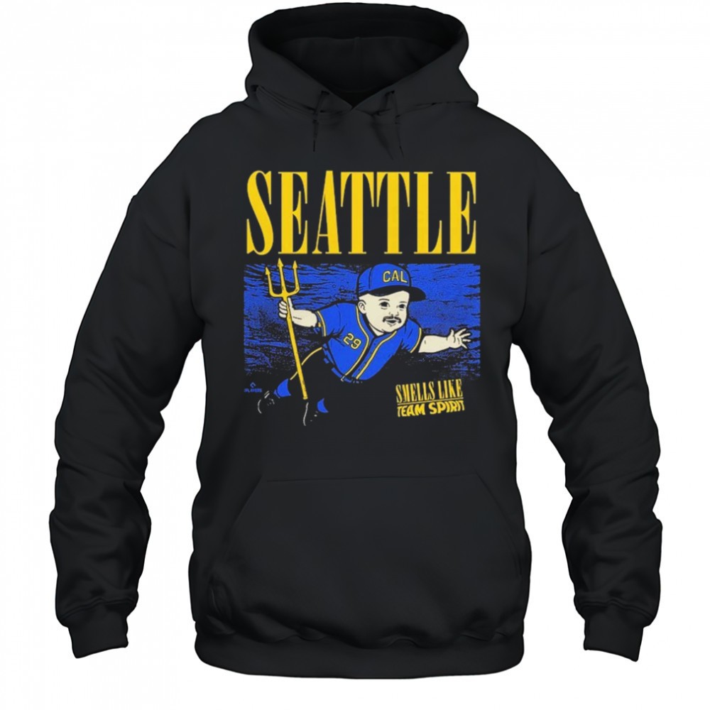 Cal Raleigh Seattle Mariners Smells Like Team Spirit T-Shirt
